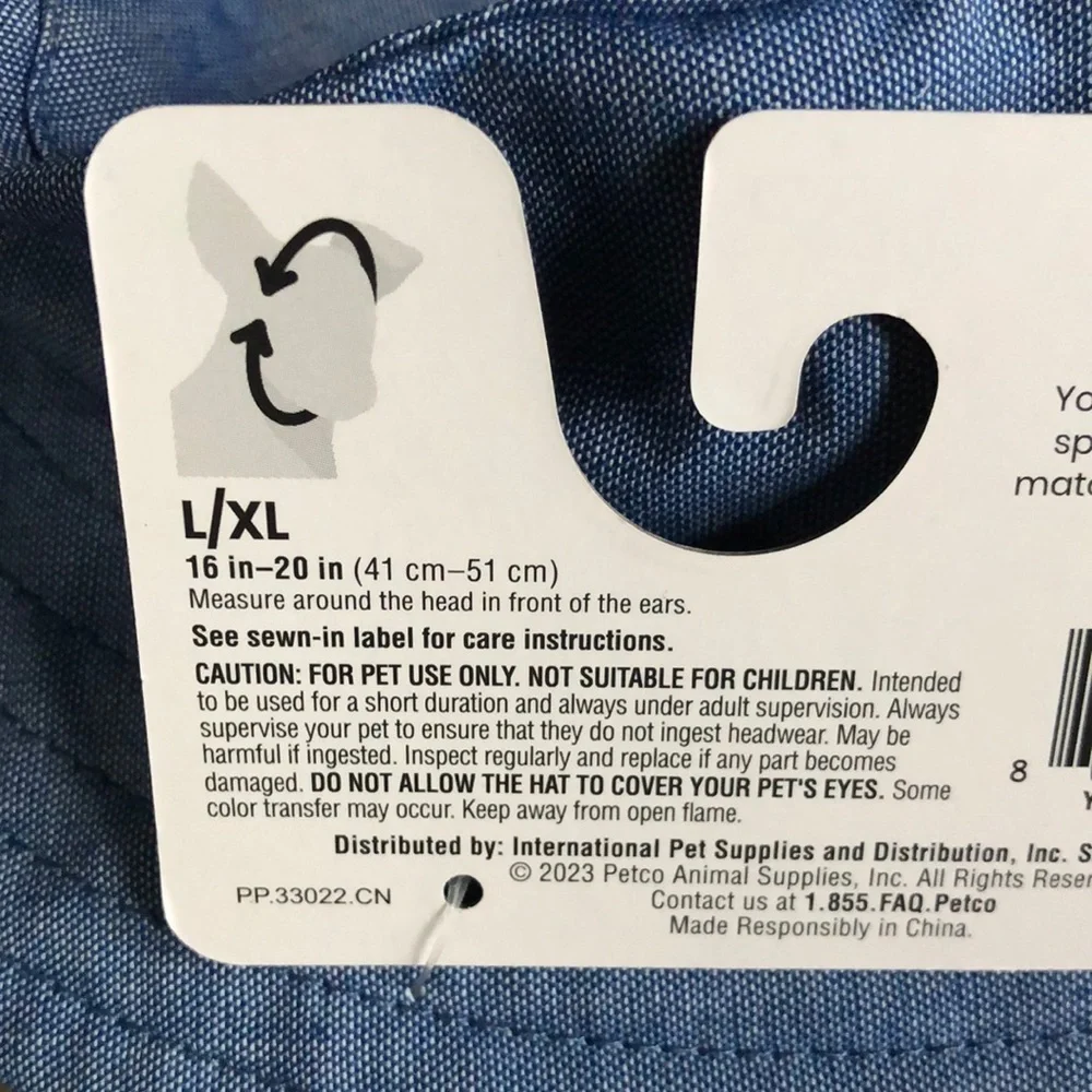 NWT Youly dog bucket hat L/XL
